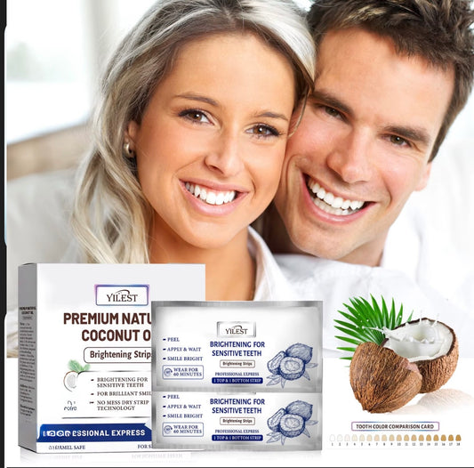 YILEST Luxury Natural Teeth Whitening Strips – 14-Piece Premium Brightening Treatment